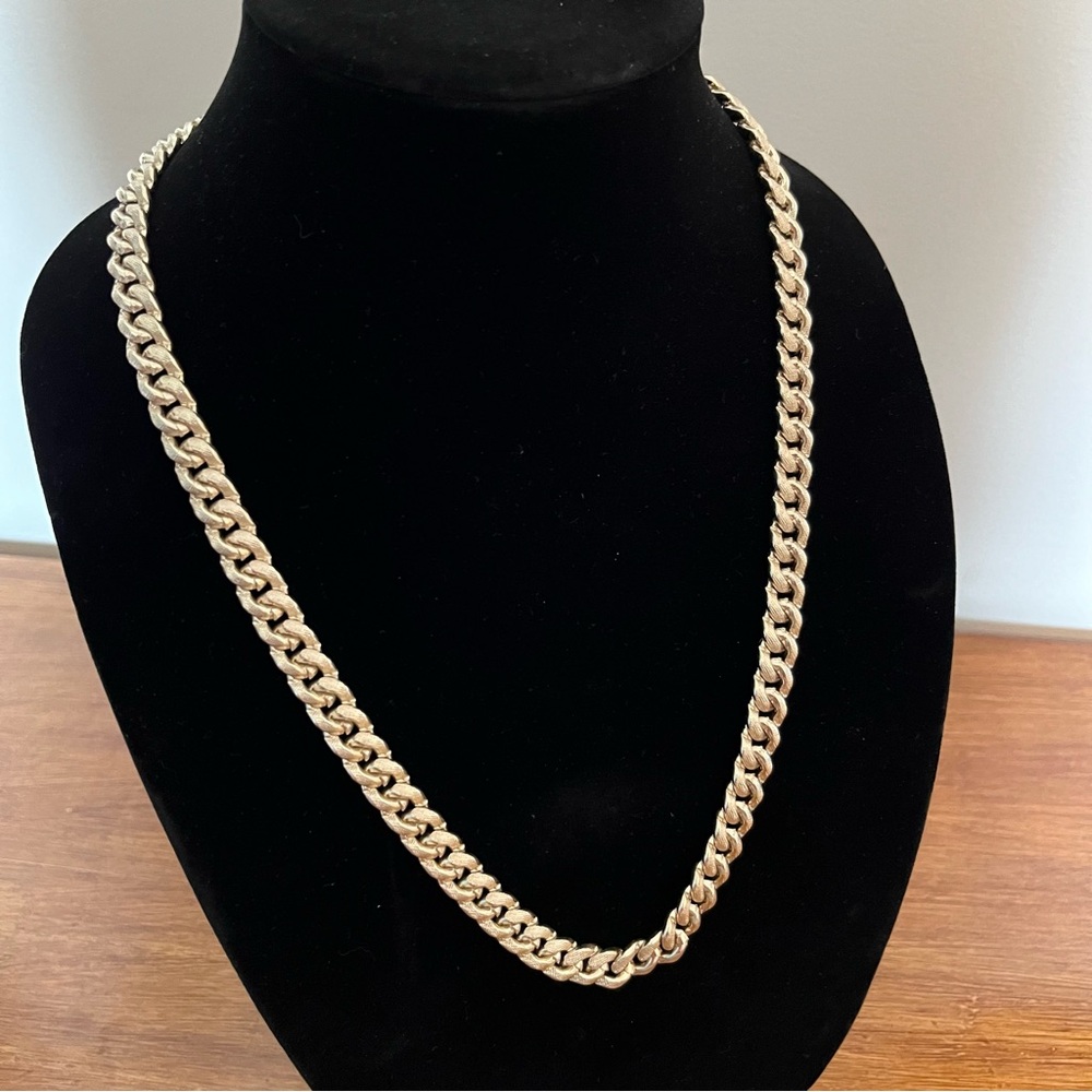 Vintage gold chain necklace